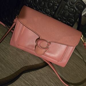 Coach Pink Leather Crossbody Bag
